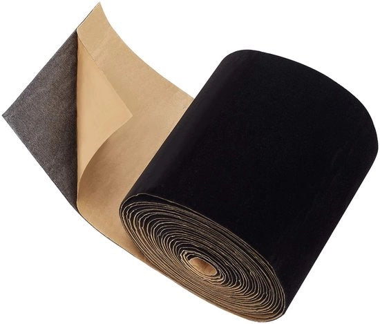 Panno di contatto in velluto 2 rotoli - Tela decorativa self-adesiva - 10 cm x 400 cm - Decorazione DIY - Lavorazione artistica - 0,5 mm spessore - Tela self-adesiva