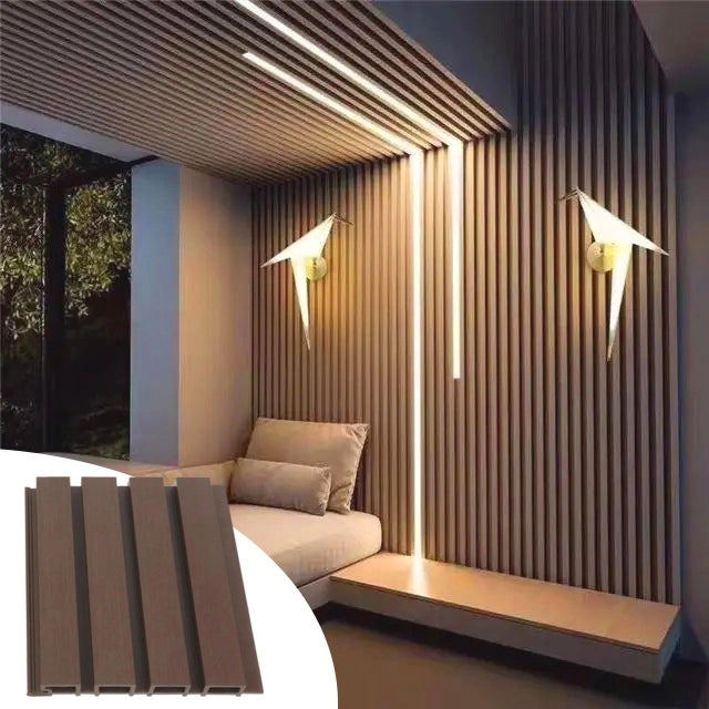 Listoni WPC Elegant 20m² per rivestimenti colore Rovere listone co-estruso 219x2200mm spessore 26mm