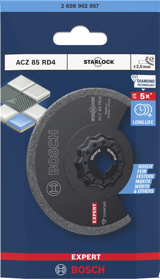 Lama Bosch EXPERT ACZ 85 RD4 Starlock Ø 85 mm al Diamante - 2608900057