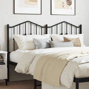 Testiera di Ricambio in Metallo Nero 150 cm 373823