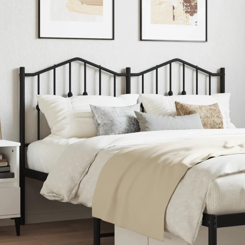 Testiera di Ricambio in Metallo Nero 150 cm 373823