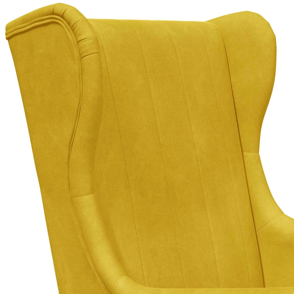 Poltrona Giallo Velluto 42029943