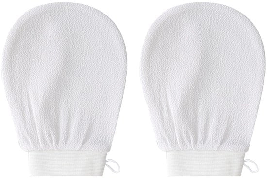 Sapone esfoliante per corpo, esfoliazione profonda per doccia e bagno | Exfoliazione corporea, elimina cellule epiteliali morte | Cura della pelle per una pelle liscia e rinfrescata - 2 pezzi, bianco