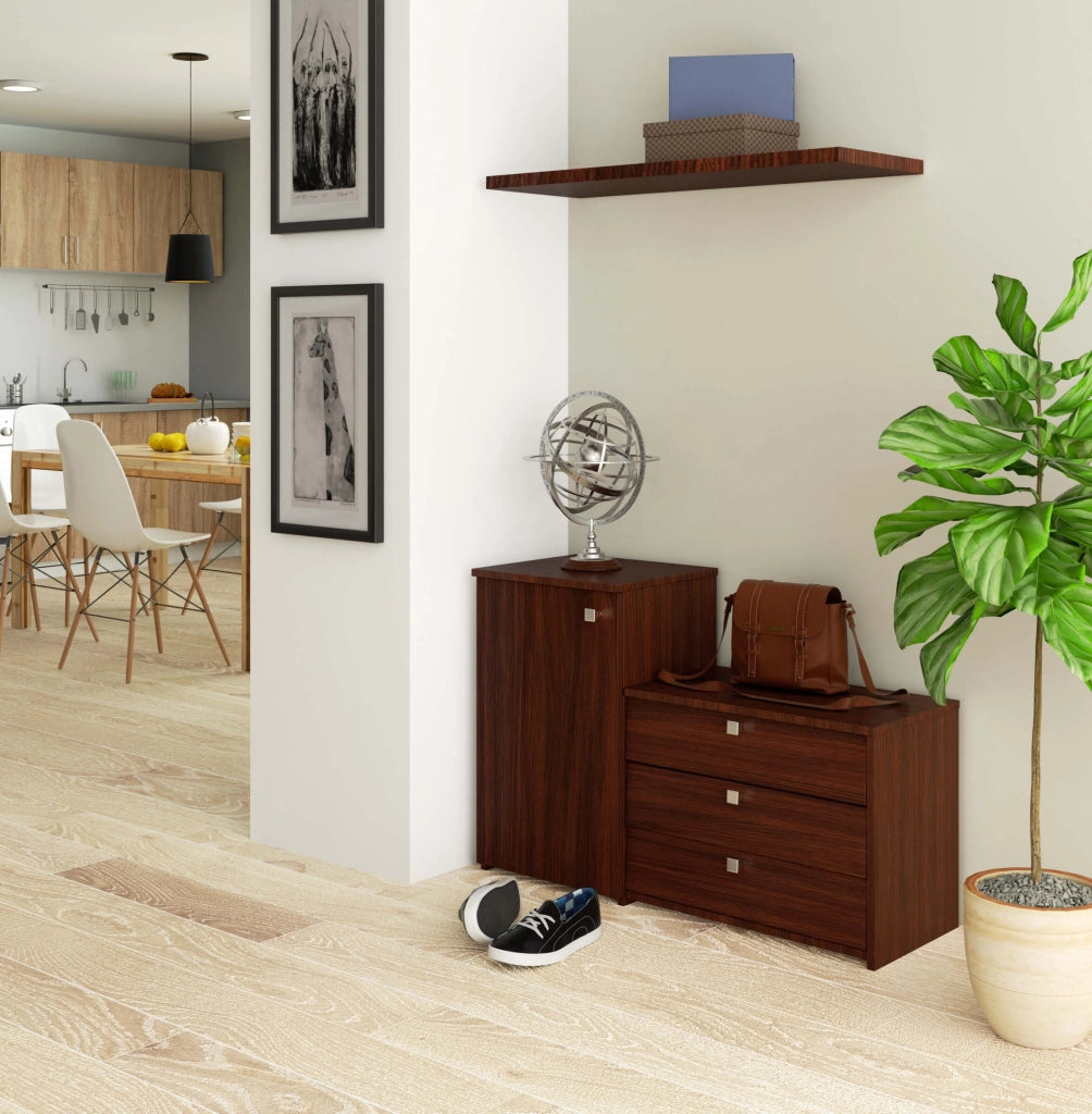 Scarpiera AKORD S16 Wengé 98,4 cm 4 ante 98,4x33x68 cm
