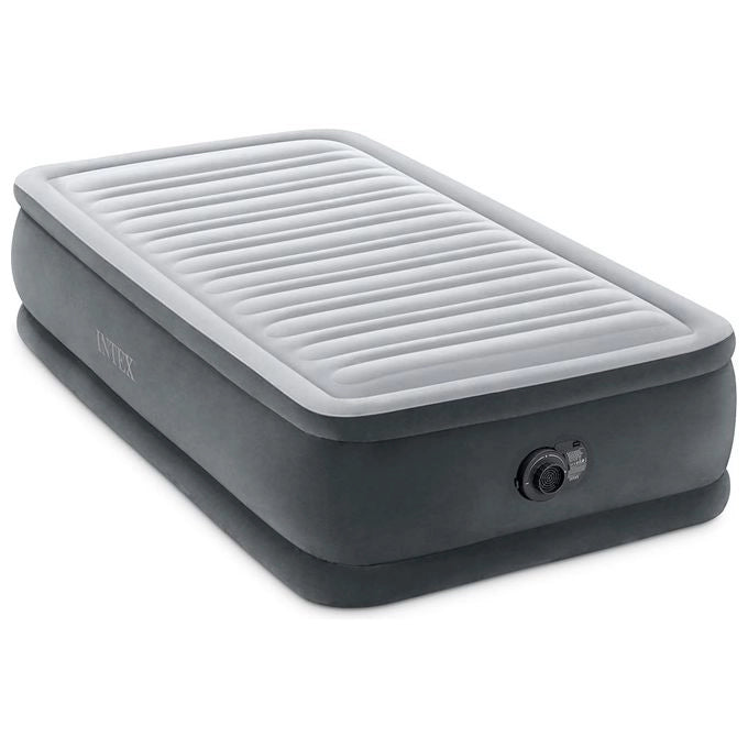 Intex 64412ND Materasso Gonfiabile Dura-Beam Comfort Plush Elevated Singolo
