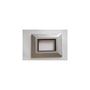 Trade Shop - Placca Placchetta Placchette Compatibili Per Serie Axolute Bticino Colorate Sq - Grigio -7 Fori     -