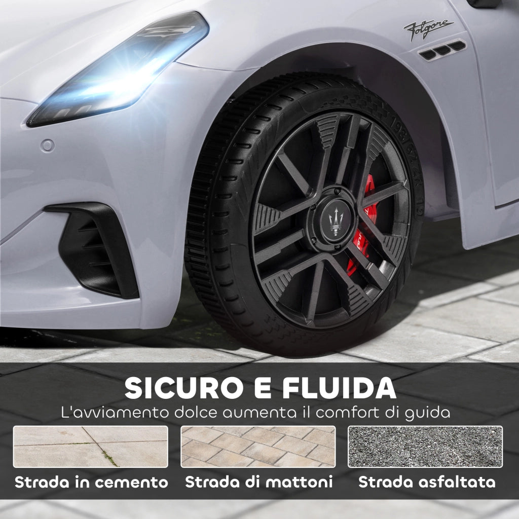 Macchina per Bambini 12V con Telecomando ¨C Minimal ¨C Grigio