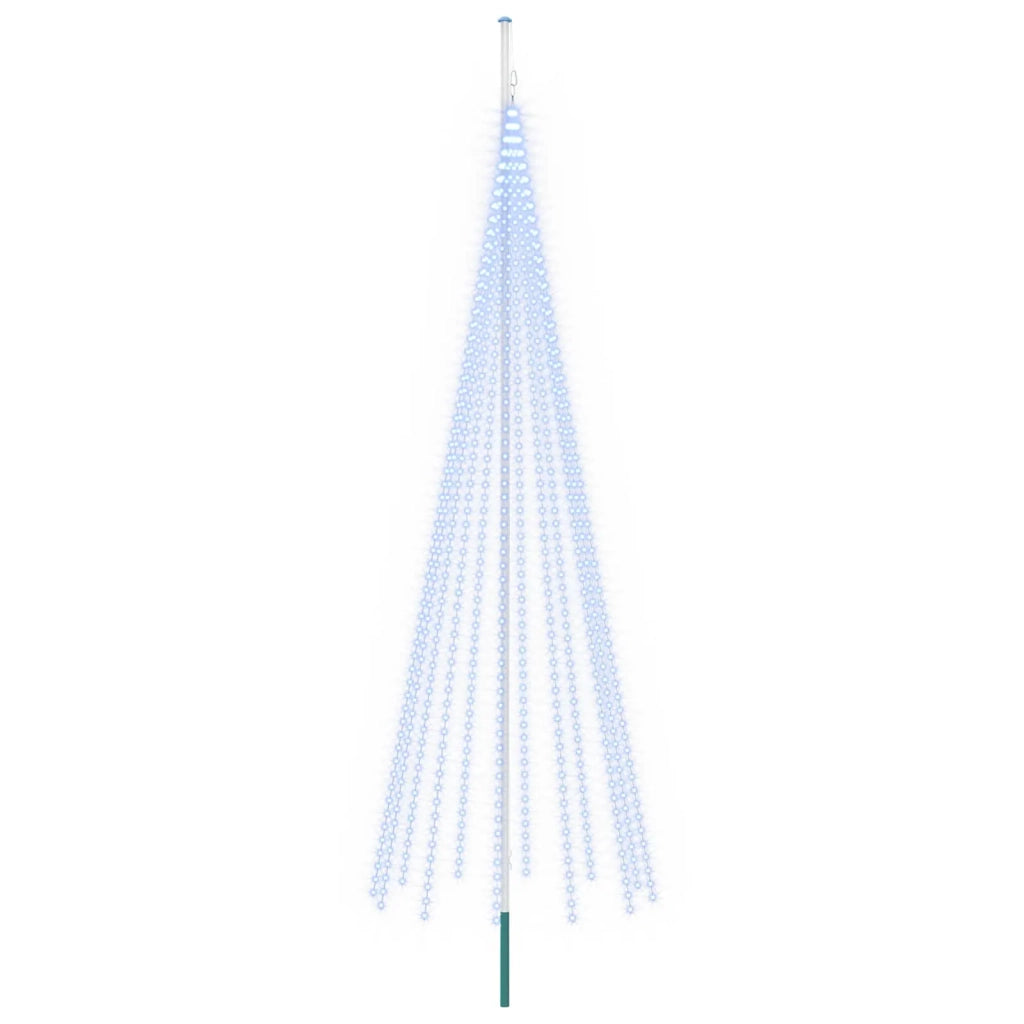 Luci per albero di Natale con picchetti e asta per bandiera 3468865