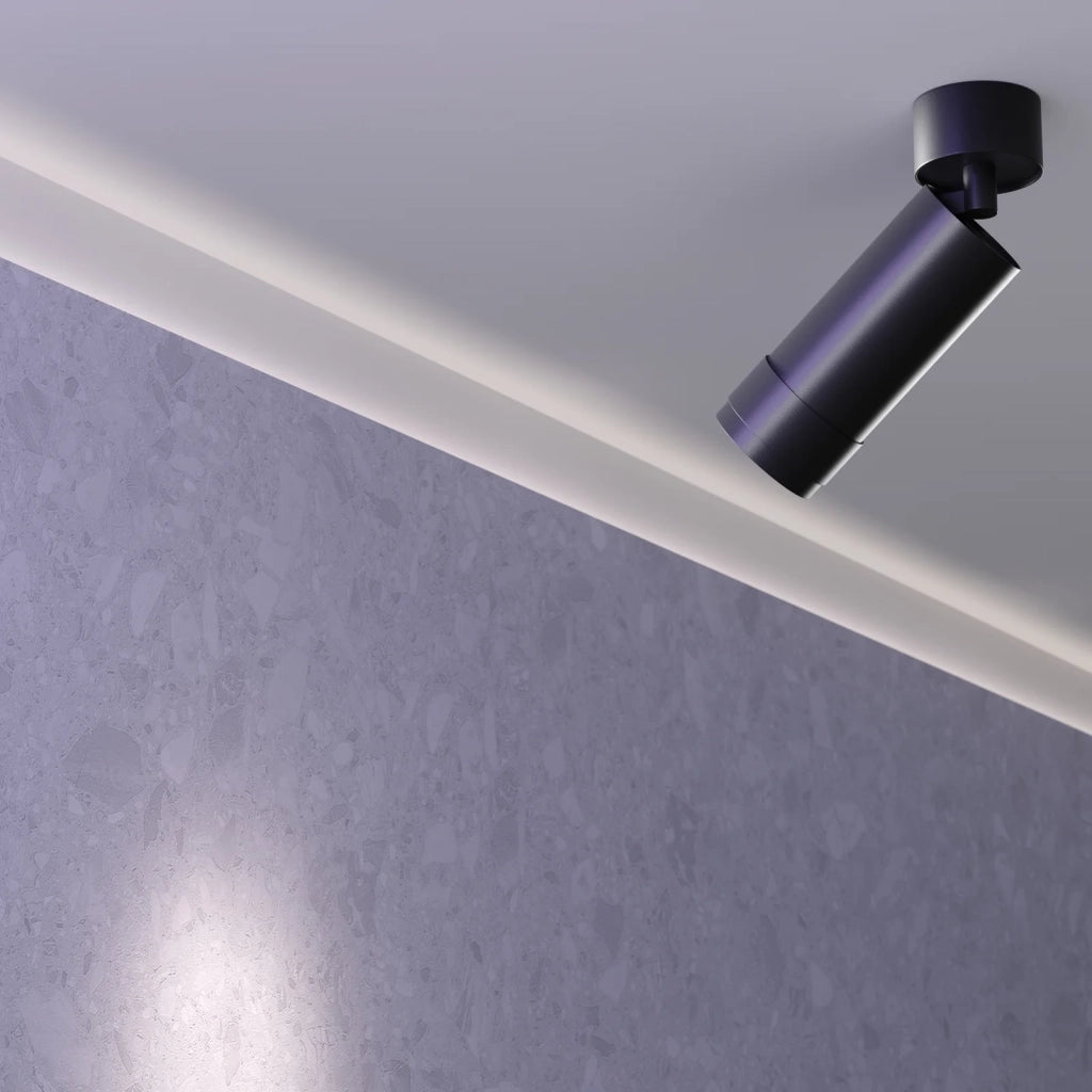 Maytoni Lampada da soffitto moderna Focus Zoom 1 luce LED integrato nero alluminio