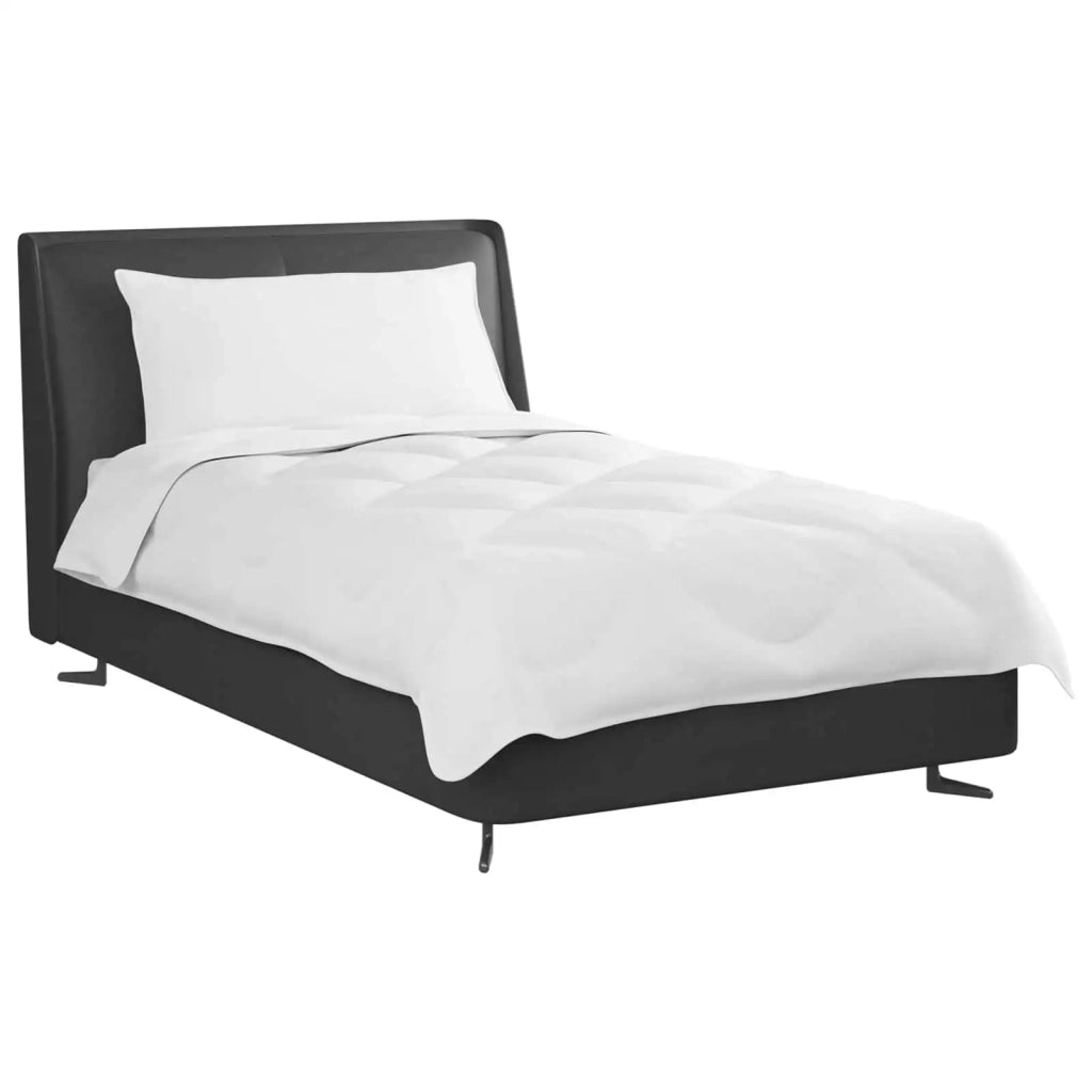 Piumone | Duvet con cuscino 2 pz Bianco Microfibra