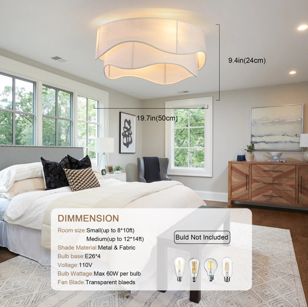 Ventilatore da soffitto con luce, 6 velocit¨¤ e controllo Bluetooth oro e bianco