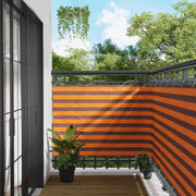 Schermo da balcone-Pannello per balcone Arancione e Marrone 110 x 700 cm
