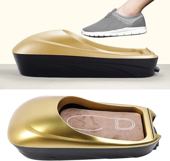 Sistema di Protezione per Scarpe Automatico - Riscaldabile - Reutilizzabile - Protezione per Scarpe - Idraulico - Pellicola per Scarpe - Facile da Usare - Protezione per Scarpe