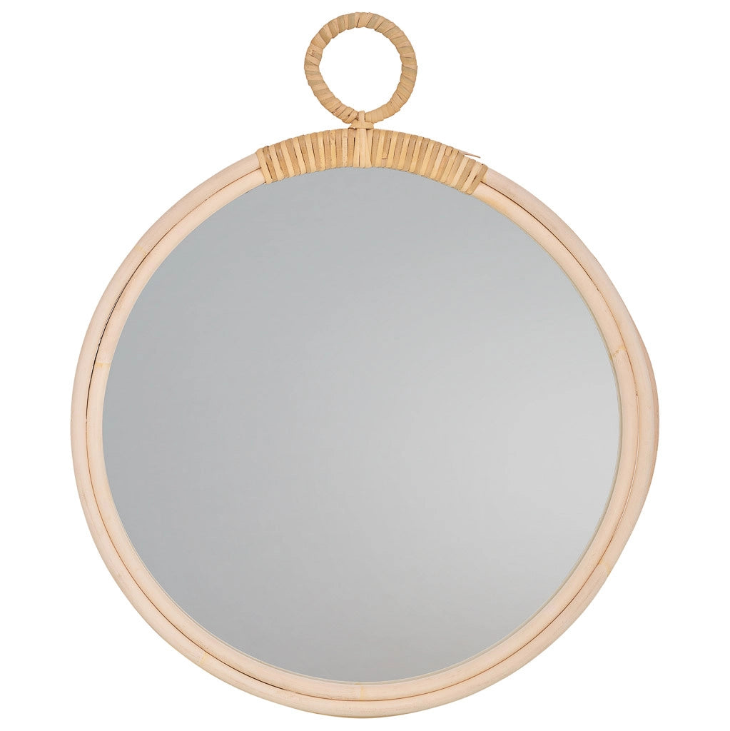 Specchio bambù marrone 37/35x02h