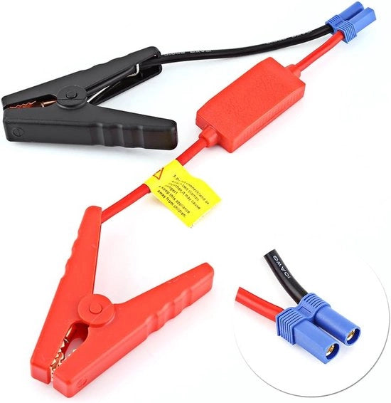 Cavo di Accensione - Cavo di Collegamento per Auto - 1 PC Cavo in Plastica e Metallo - Aiuto di Accensione - Prevenzione della Ricarica - Adatto a Tutti i Marchi Automobilistici