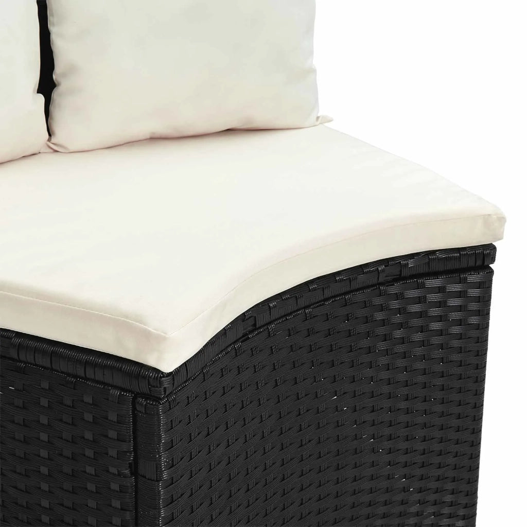 Set di divani 2 pcs Nero 3428393