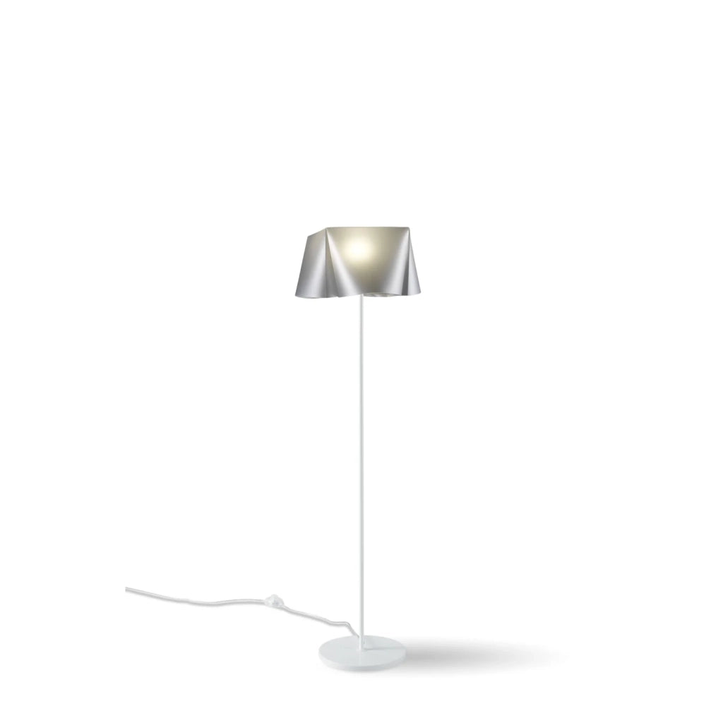 Piantana Moderna Wanda Polilux ® Argento E Metallo 1 Luce E27