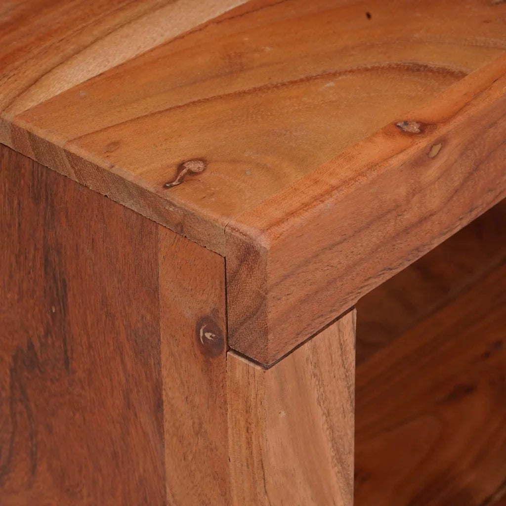 Libreria Marrone 80 x 30 x 110 cm Legno di Acacia Massello 4104016