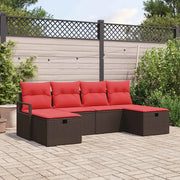 Set di divani con cuscino 5 pcs polyrattan 3360555