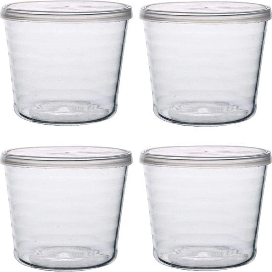 Set di dessert in vetro da 4 pezzi - Ideale per pudding, mousse e altro