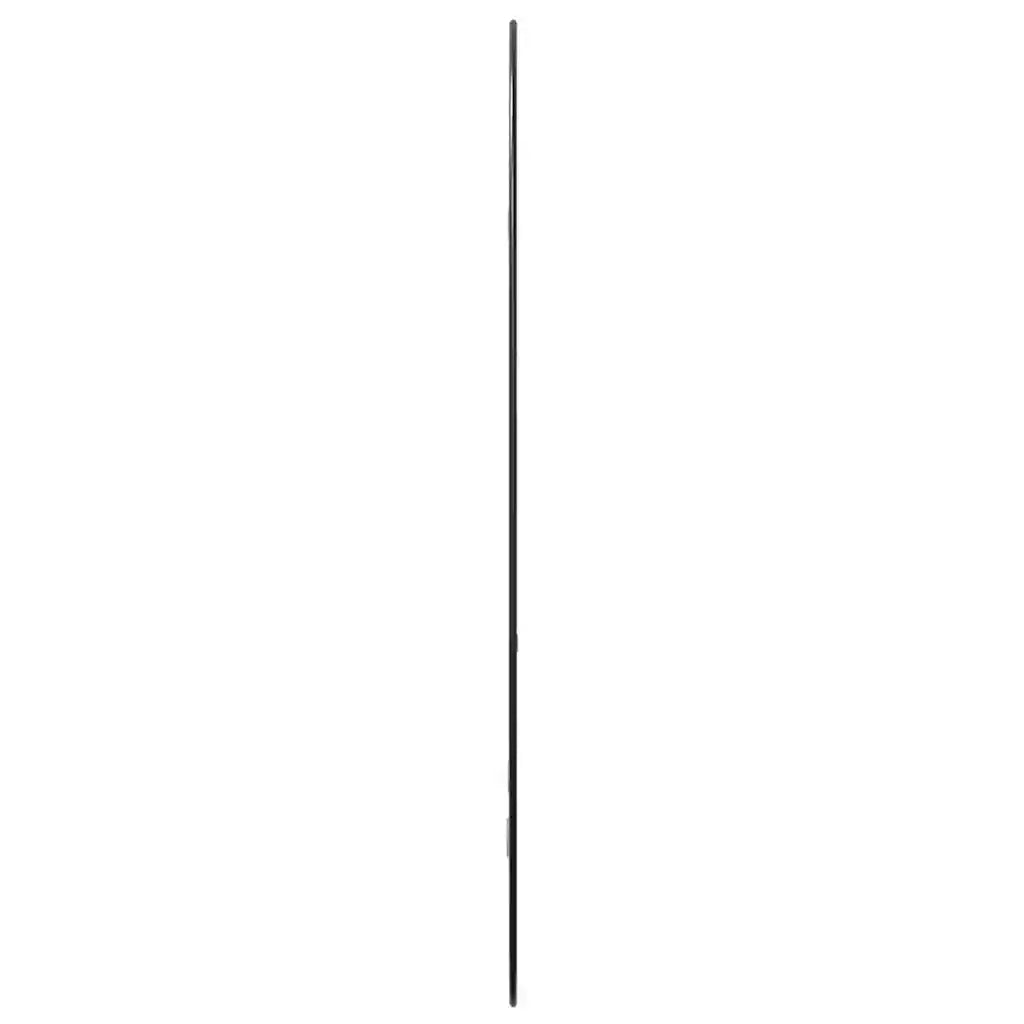 Specchio da Parete Nero 70x45 cm 348225