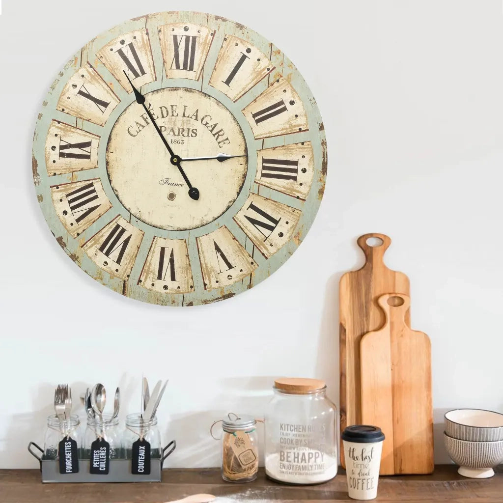 Orologio da Parete Multicolore 60 cm in MDF 325183