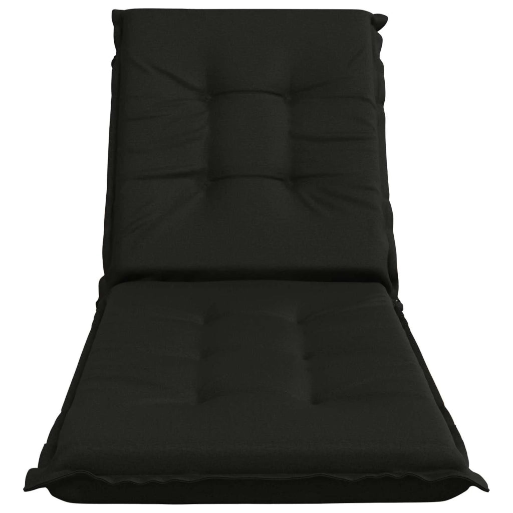 Cuscino per Lettino GEMERT 100% Poliestere Nero 190 x 60 x 9 cm 947376