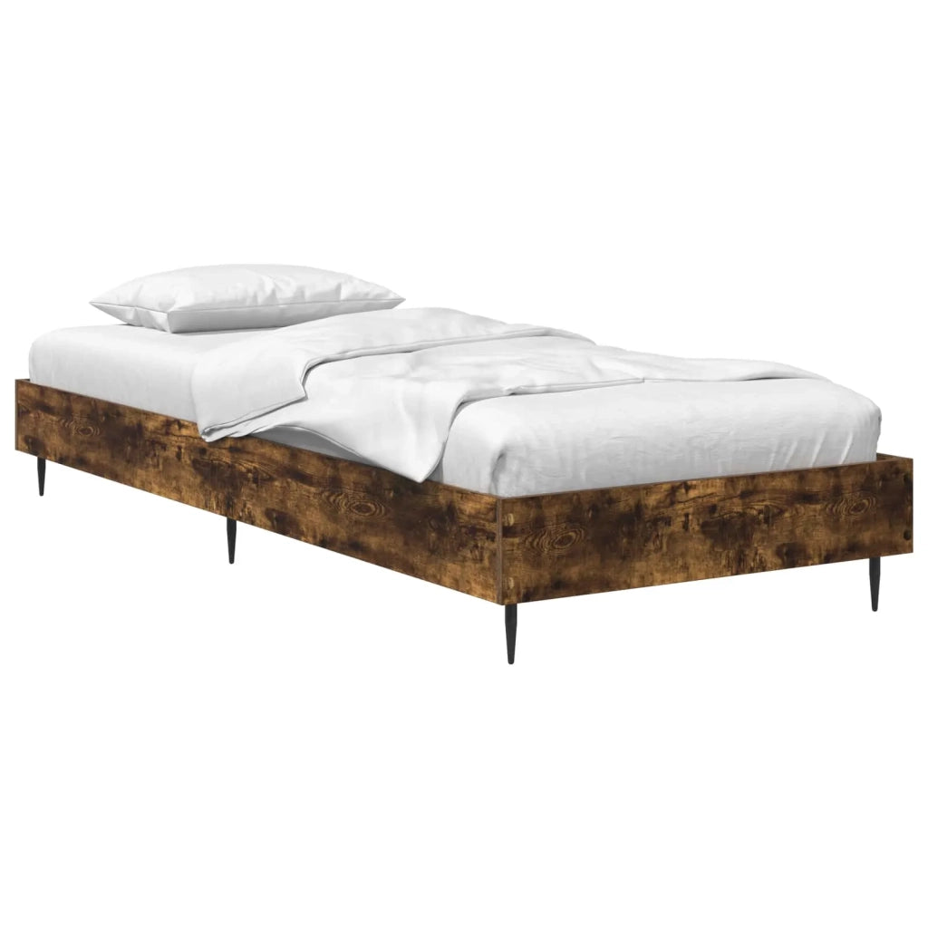 Struttura del letto-Giroletto Rovere Fumo 80 x 200 cm 309595