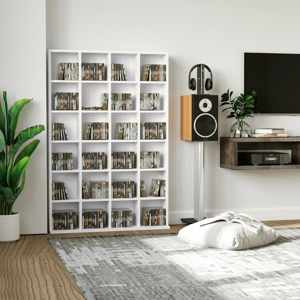 Libreria in legno con ripiani regolabili ¨C Minimal ¨C 89x130,5 cm, bianco