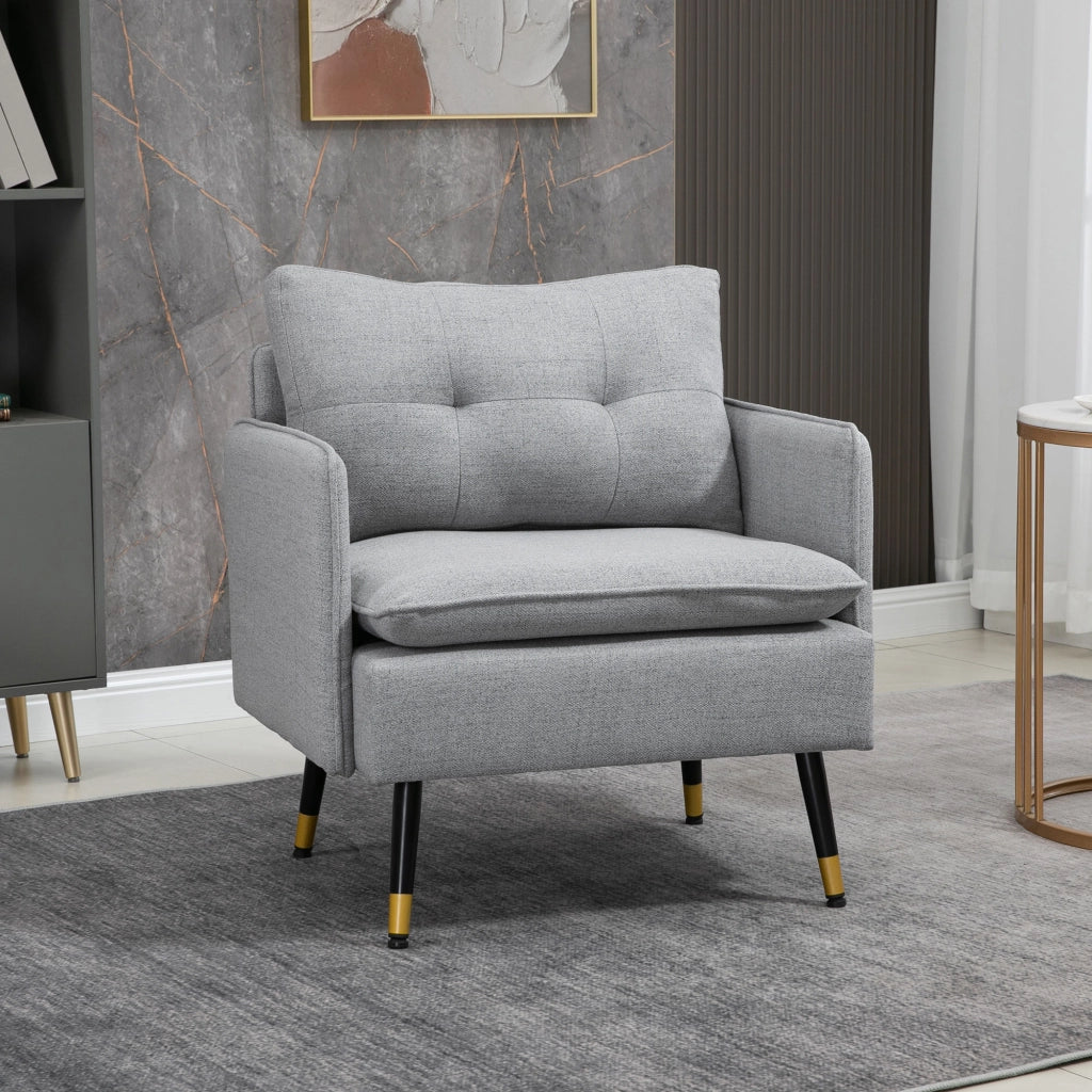 Poltrona ¨C Zephmum ¨C Grigio 76x68x80 cm