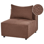 Poltrona modulare Boucle Modulo 1 posto marrone stile moderno
