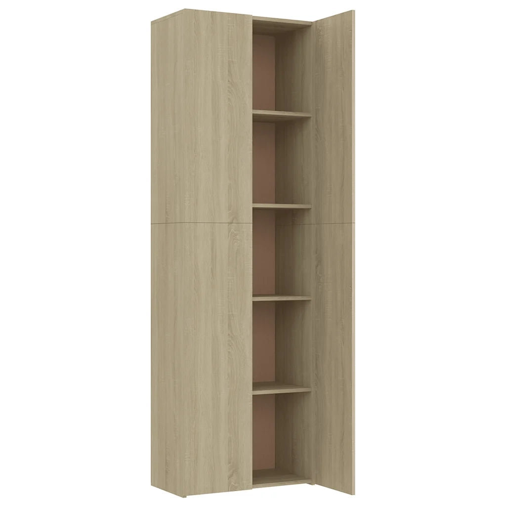 Armadio per Ufficio Rovere Sonoma 60x32x190cm Legno Multistrato CFW4079314