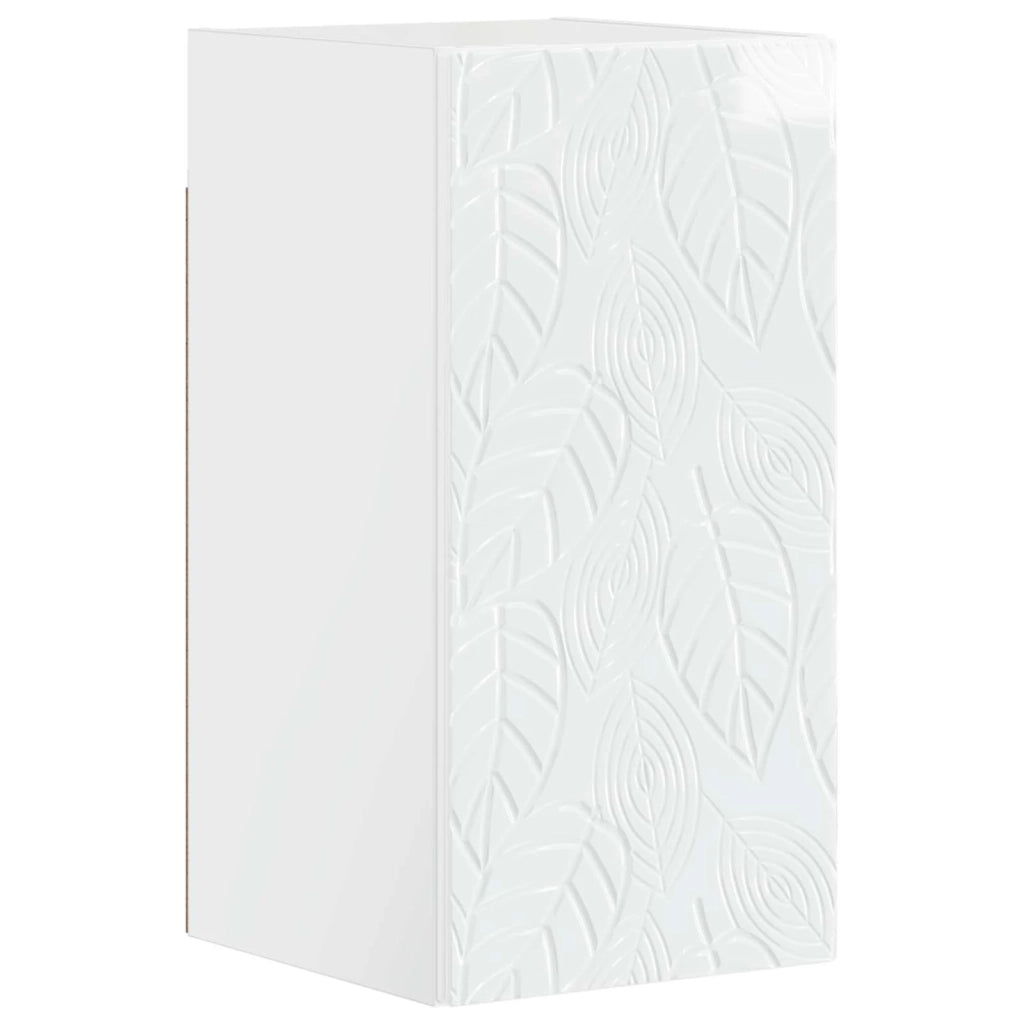 Set di Mobili da Bagno da 4 Pezzi DELFT Bianco Lucido 3417949