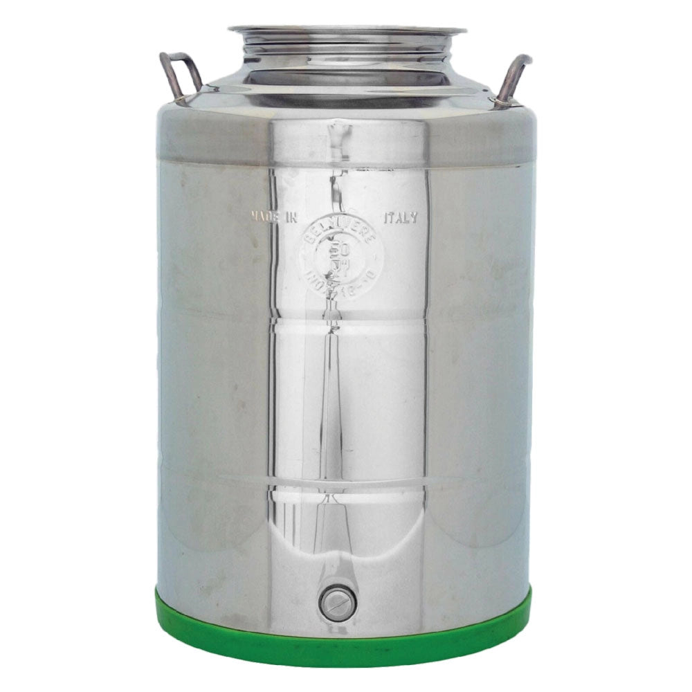 Contenitore per olio 30 lt in acciaio inox