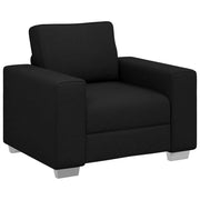 Poltrona | Sedia Relax Sofa Nero 100 cm Tessuto