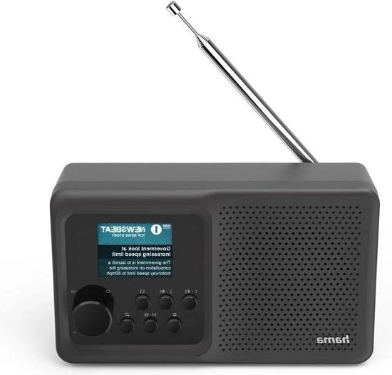 Radio Digitale Portatile con Bluetooth - 1 pezzo - Nero