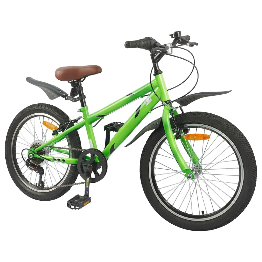 Bicicletta per Bambini | Bici per bambini 24 Pollici 6-Speed per 8-12 anni Verde