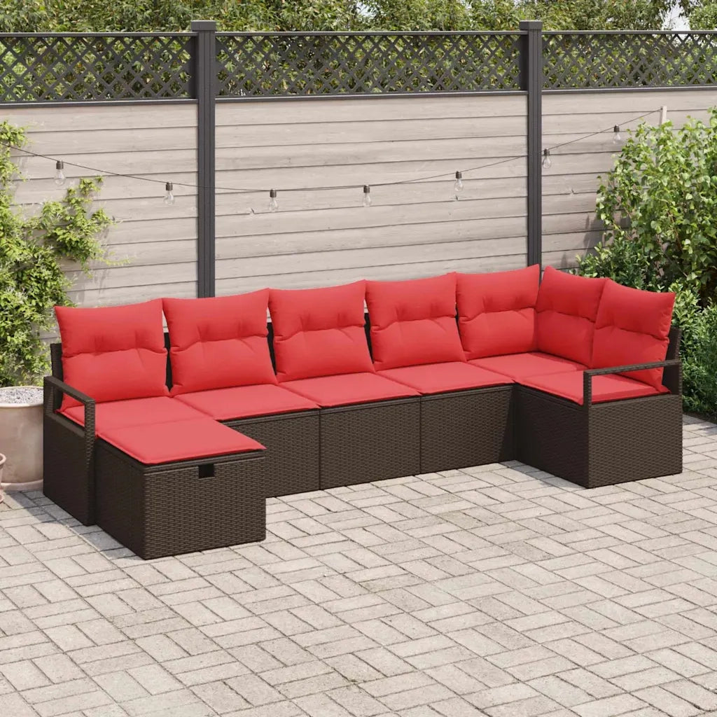 Set di divani con cuscino 4 pcs polyrattan 3360535