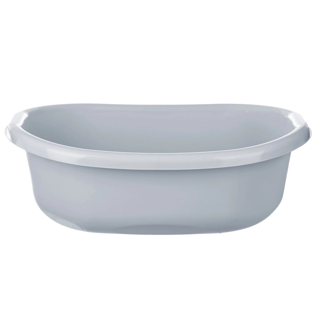 Bacinella per bucato in plastica KADAX, ovale, da 30 litri, con manici.