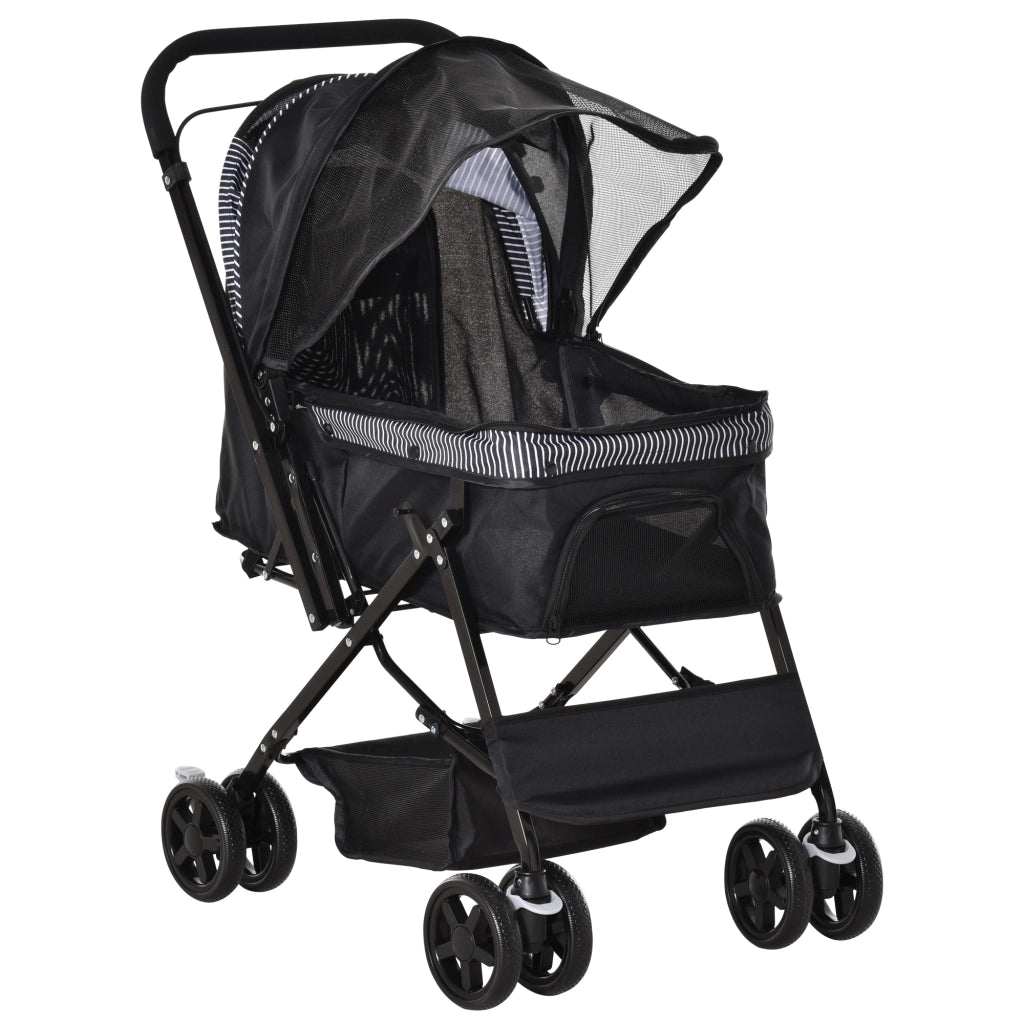 Carrello per Cani Pieghevole ¨C Minimal ¨C Nero