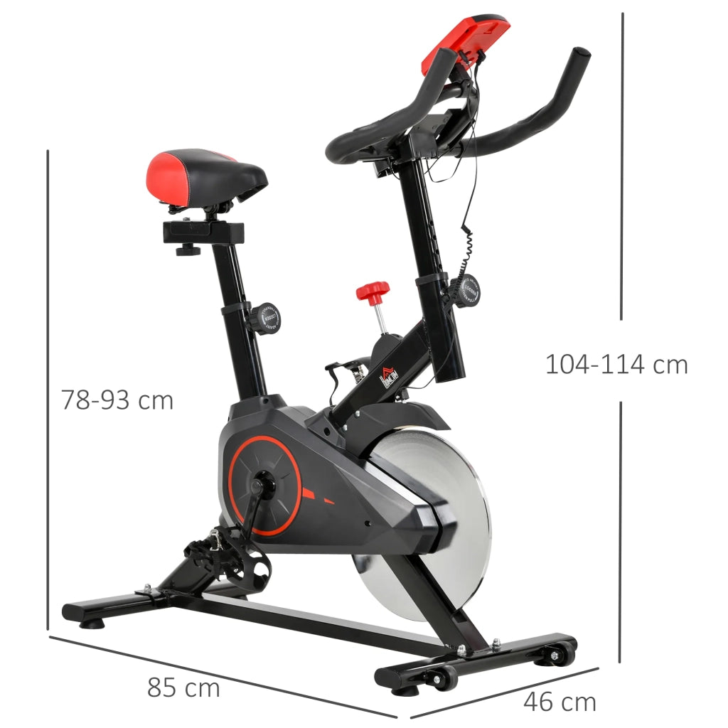 Bici da cyclette indoor per home gym, 85 x 46 x 114 cm
