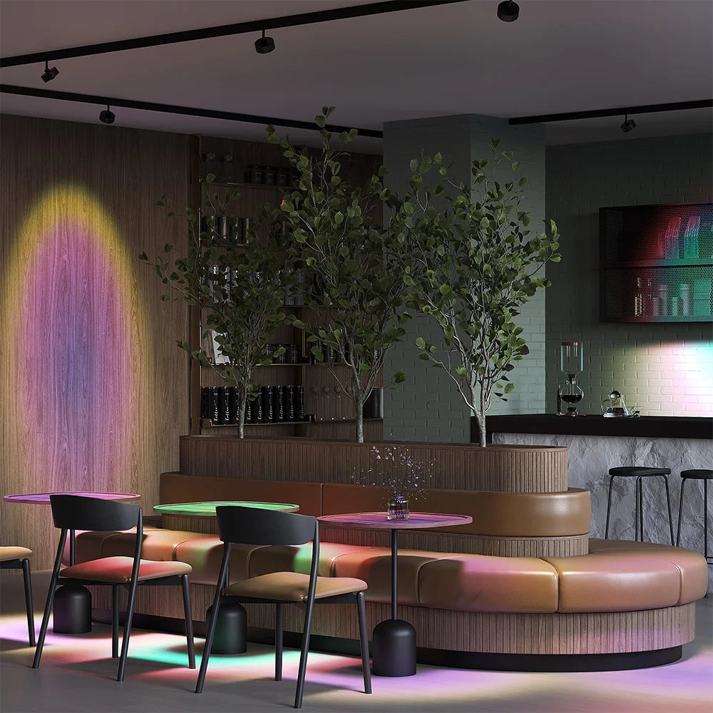 Maytoni Faretto Exility Lens 1 luce LED integrato nero alluminio