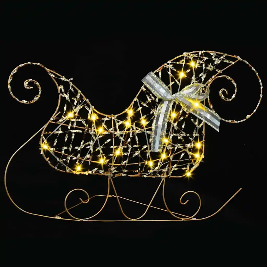 Renne LED con 40 LED 7 pcs Oro PET