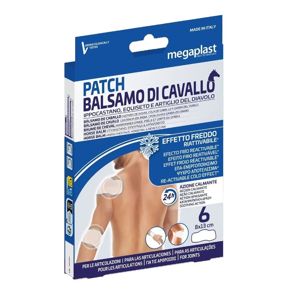 Trade Shop - Set 6pz Patch Cerotti 8x13cm Azione Calmante Effetto Rinfrescante Per Articolazioni 085995 -