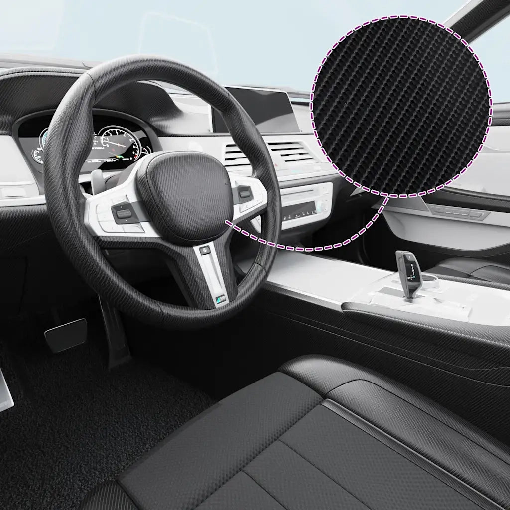 Pellicola per Auto 4D Nera 100x150 cm 210720
