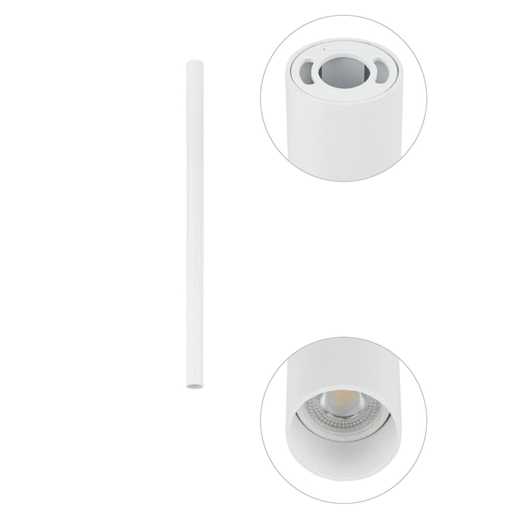 Faretto da soffitto Nowodvorski FOURTY GU10 bianco 1 luce