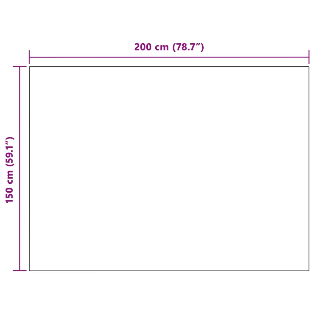 Coperta Rosa 200 x 150 cm Panno
