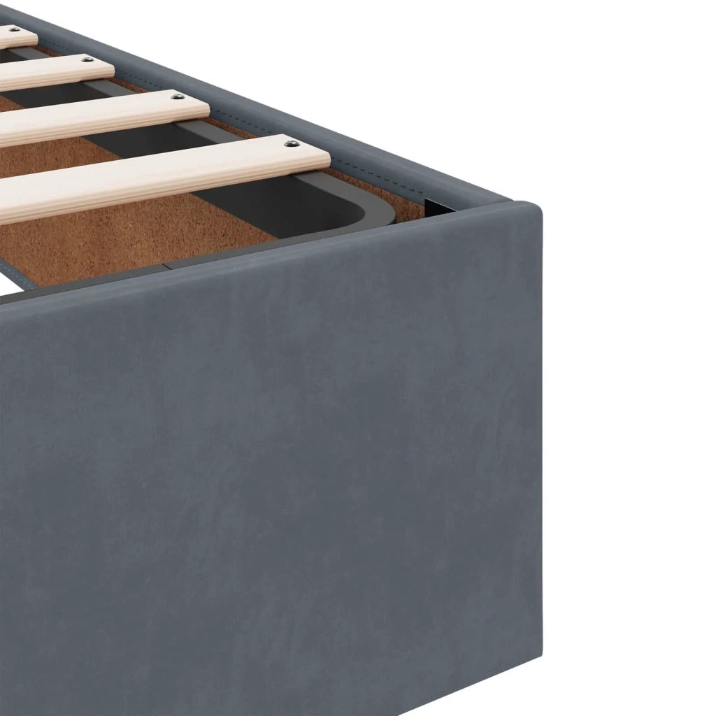 Struttura letto con materasso 2 pcs Grigio Sfumato Velluto 3399559