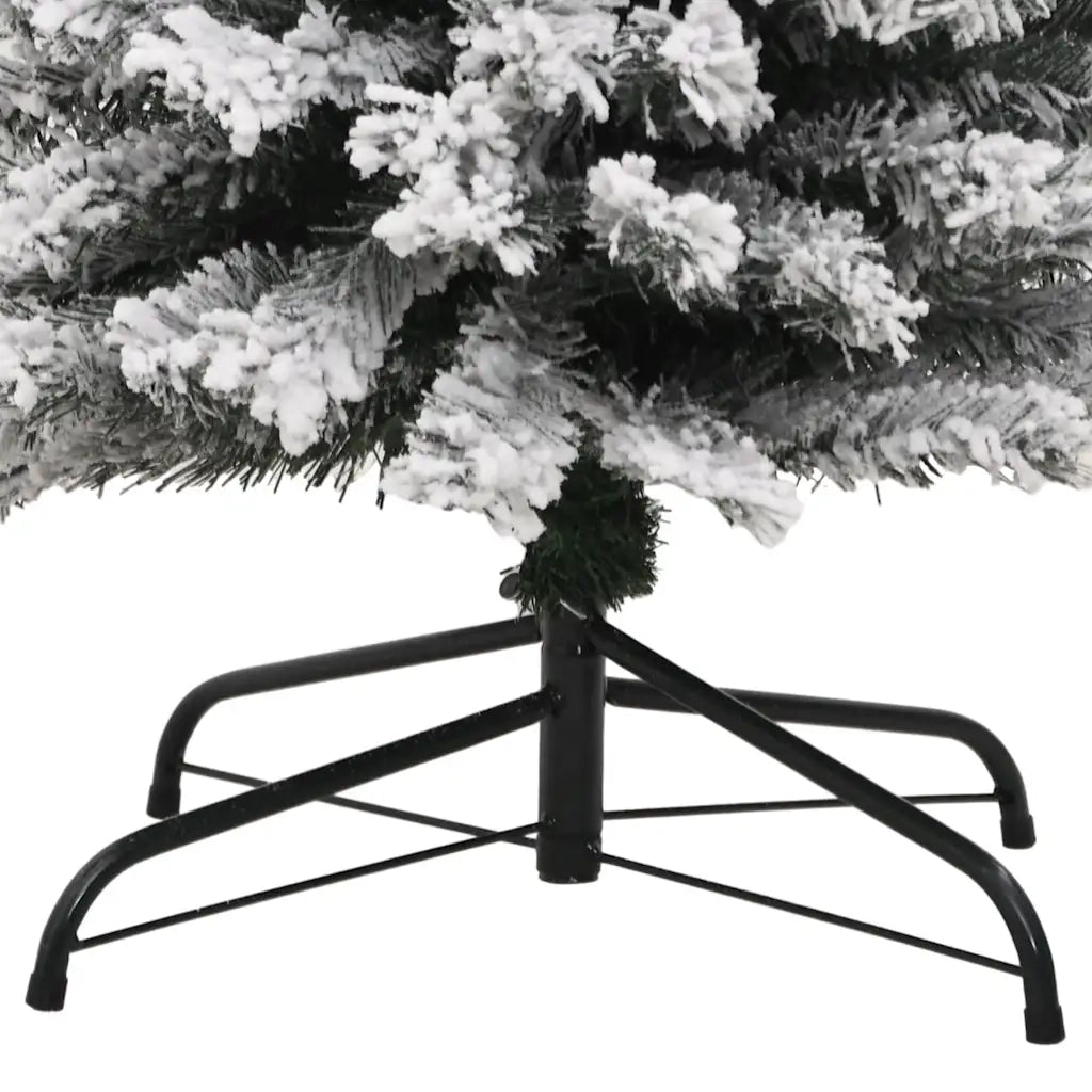 Albero di Natale Artificiale con Neve Fioccata Verde 240 cm PVC 320956