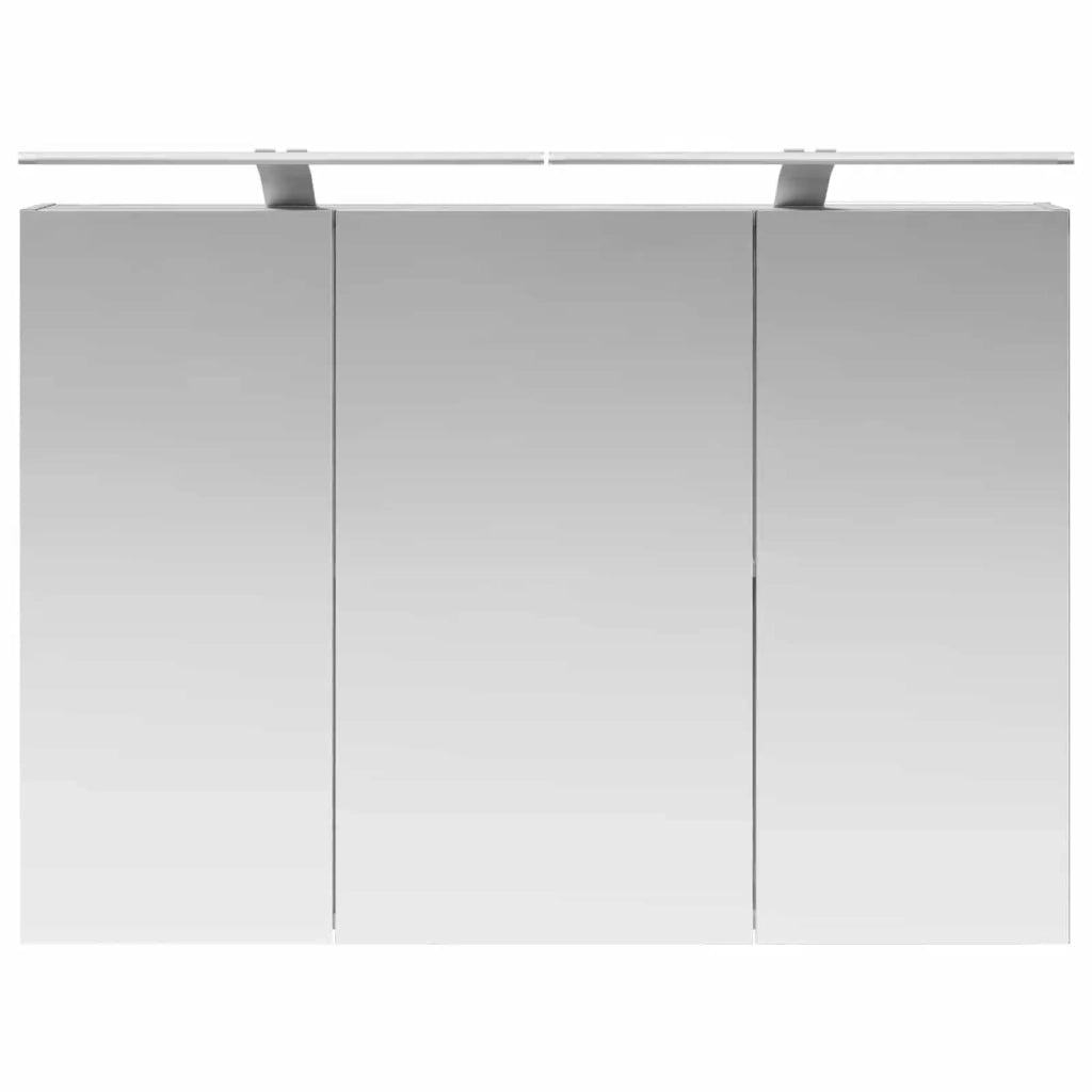 Mobiletto per specchio da Bagno | Armadio da bagno con lo scaffale Grigio Sonoma
